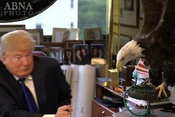 واکنش عجیب حیوانات با دیدن ترامپ