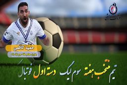  حمید کاظمی؛ بهترین مهاجم  هفته سوم لیگ یک/فیلم