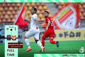 خلاصه بازی فولاد 1 - نساجی مازندران 0