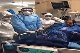بهبود پیدا کردن یکی از مبتلایان به ویروس کرونا در بیمارستان مسیح دانشوری