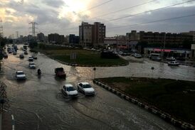 اهواز هنوز گرفتار آبگرفتگی است