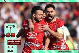 خلاصه بازی پرسپولیس 2 - تراکتور 0