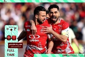 خلاصه بازی پرسپولیس 2 - تراکتور 0