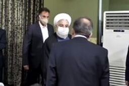 خوش و بش رییس‌جمهور با مجری پیشکسوت و نام‌آشنایِ خبر