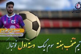 حسین ابرقویی؛ بهترین وینگر چپ هفته سوم لیگ یک/فیلم
