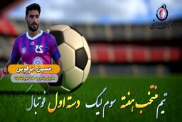 حسین ابرقویی؛ بهترین وینگر چپ هفته سوم لیگ یک/فیلم
