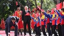 اقدام جالب مادورو در مراسم استقبال از اردوغان