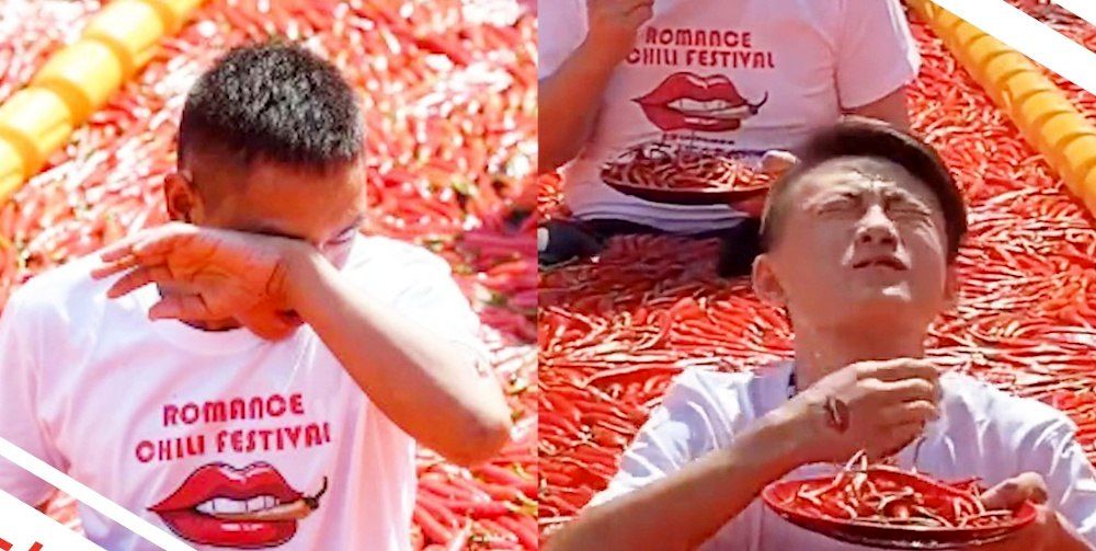 جوان چینی لقب سلطان فلفل را از آن خود کرد