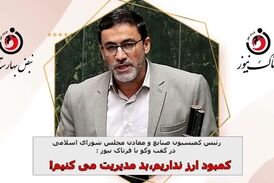 کمبود منابع ارزی نداریم، بد مدیریت می کنیم!