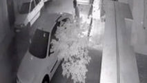 لحظه سرقت شبانه از خانه زن تهرانی در شهرک قصر فیروزه