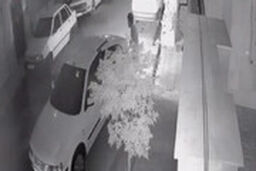 لحظه سرقت شبانه از خانه زن تهرانی در شهرک قصر فیروزه