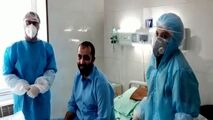 بیمار قمی: برای زحمت شبانه روزی کادر درمانی اشک ریختم/فیلم