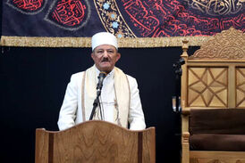 حضور رهبر زرتشتیان در مراسم عزاداری امام حسین(ع)