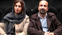 اصغر فرهادی و همسرش در تئاتر اشکان خطیبی