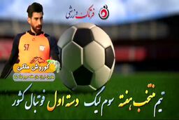 کوروش ملکی؛ بهترین دروازه بان هفته سوم لیگ یک 