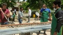 پخت کباب ۱۱۰ متری برای نیازمندان در روز عید غدیر