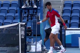 عصبانیت و پرتاب راکت توسط نواک جوکوویچ!