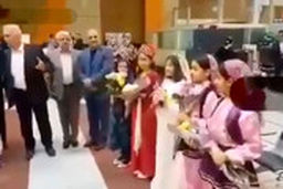  استقبال جالب از تیم ملی والیبال ایران در ارومیه
