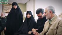 حضور سردار سلیمانی در منزل شهید خوش‌لفظ