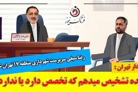 رضا سیفی؛ از دستیار رسانه‌ای زاکانی تا سرپرست شهرداری منطقه 17