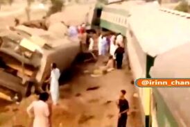 حادثه مرگبار قطار در پاکستان