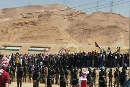 حرکت جوانان اردنی به سمت مرز فلسطین