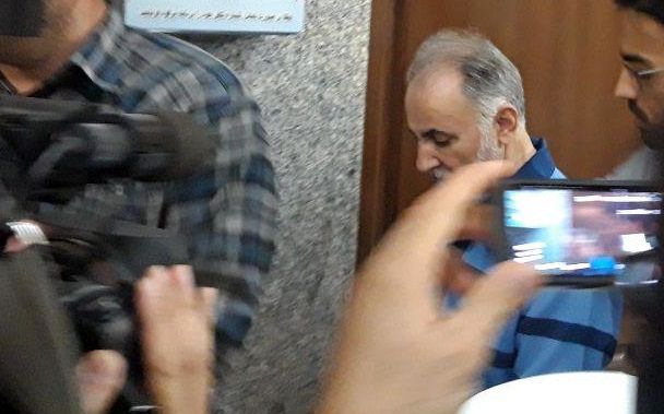 نخستین فیلم از محمد علی نجفی بر صندلی دادگاه 