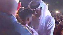 استقبال امیر قطر از بازیکنان تیم ملی فوتبال کشورش