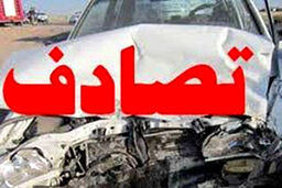 تصادف کامیون با خودروی سواری در بزرگراه + فیلم