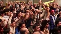همخوانی حماسی دانش‌آموزان با حسین طاهری در دیدار با رهبر انقلاب