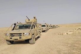 فیلمی از کمین حشدالشعبی بر سر راه تروریست‌های داعش 