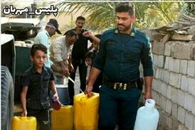 گریه‌های خواهر کوچک شهید ناجا در ماهشهر