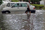  باران شدیدی که در هرمزگان سیل راه انداخت
