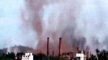 حادثه هولناک در کارخانه + فیلم