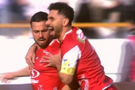 گل اول پرسپولیس به تراکتور