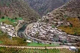 طبیعت پاییزی و رنگارنگ در روستای دلمرز در مریوان+ فیلم 