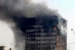 فیلم دیده‌نشده از تلاش آتش‌نشانان برای خروج از پنجره پلاسکو