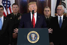 ترس و عقب‌نشینی دونالد ترامپ پس از حملات موشکی ایران:آماده‌ایم آغوش‌مان را برای صلح باز کنیم!