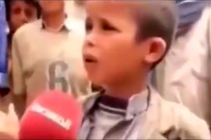 صحبت‌های قابل تأمل کودک یمنی خطاب به دشمنان