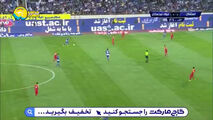 گل اول استقلال به فولاد (فرشید اسماعیلی)