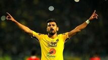 گل اول سپاهان به استقلال توسط سجاد شهباززاده