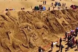 ساخت کشتی غول‌پیکر نوح در ساحل