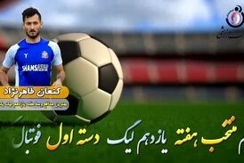 اختصاصی/ کنعان طاهرنژاد؛ بهترین دفاع وسط هفته یازدهم لیگ یک/فیلم