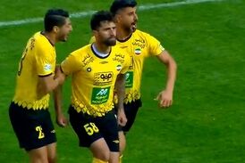 گل دوم سپاهان به پرسپولیس توسط دانشگر
