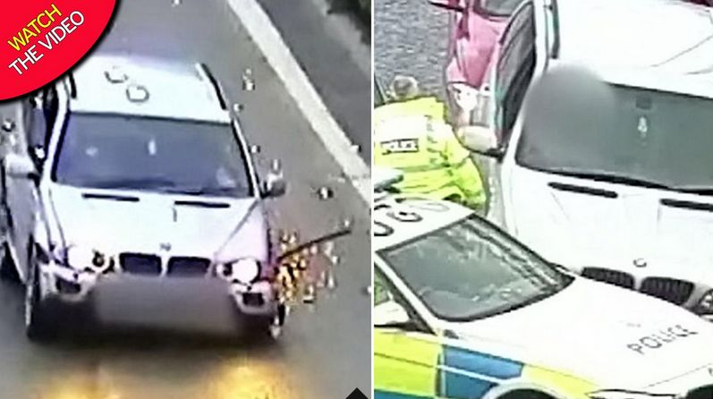 صحنه وحشتناکی که راننده مست در اتوبان رقم زد