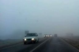 فیلمی از مه گرفتگی شدید در کرمانشاه