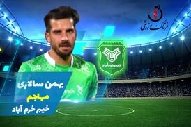 بهمن سالاری؛ بهترین مهاجم هفته دوم لیگ دسته اول 
