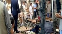 اولین تصاویر بعد از انفجار کابل، بیش از ۵۰ دانش آموز کشته و زخمی شدند