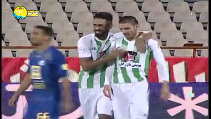 فیلم/ گل اول ذوب آهن به استقلال توسط بییدوف 