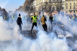 استقبال گرم پلیس فرانسه از اعتراض فعالان محیط زیست!